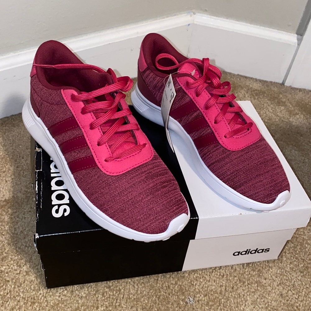 Girl  adidas running shoes size 3 youth